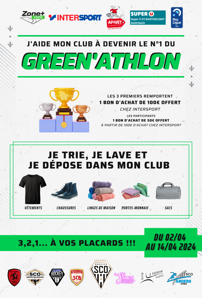 GREEN ATHLON Angers SCO Handball